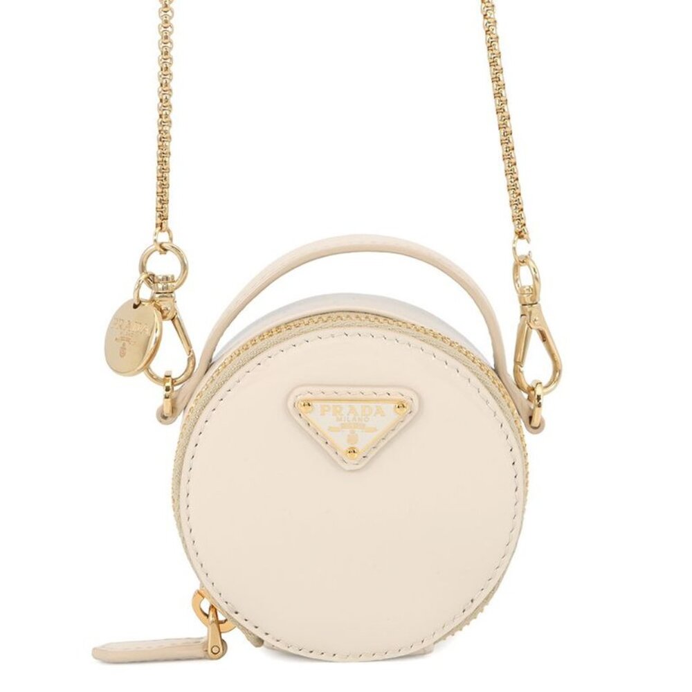 Prada Pouch Triangle Logo Chain Mini - image 1